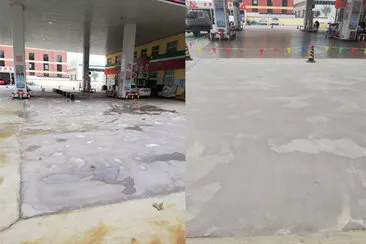 加油站路面快速翻新